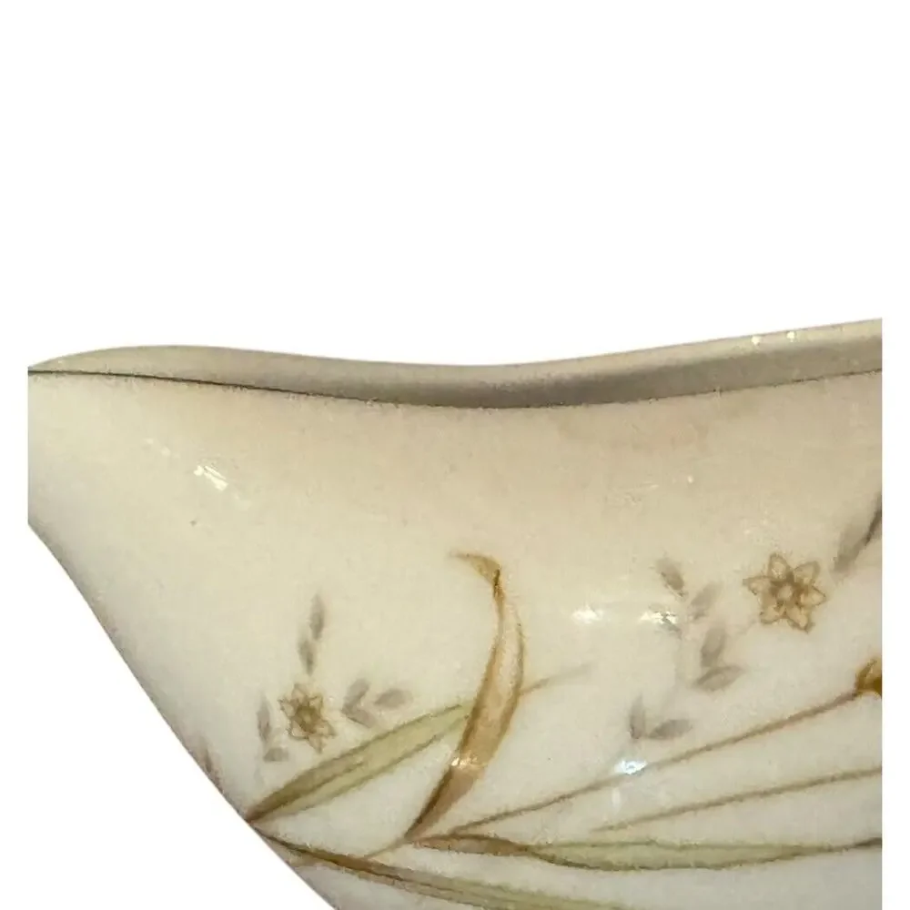 VTG Golden Harvest Wheat Sugar Creamer Set China Japan Wheat‎ Gold Rim Coffee
